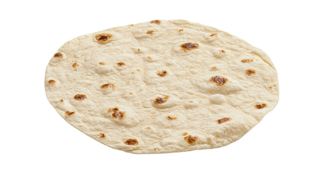 Round flatbread with browned spots