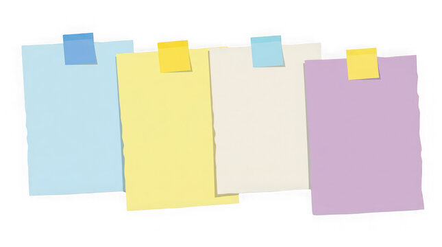 Four colorful vertical cylinders in a row