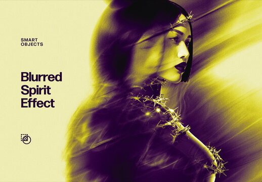 Blurred Spirit Effect For Poster And Social Media Design