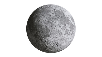 Detailed Moon surface with craters and maria © Pablo