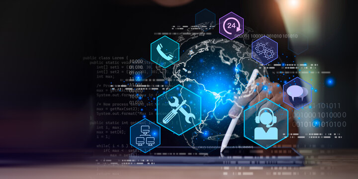 Technical support specialist providing remote assistance, customer communication, system maintenance, troubleshooting services, operational support, and 24-hour digital service management.