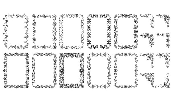 Minimalist Geometric Nordic Patterns for Medieval Invitation Design