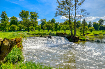 A Beautiful Weir In The British Countryside  © lisa