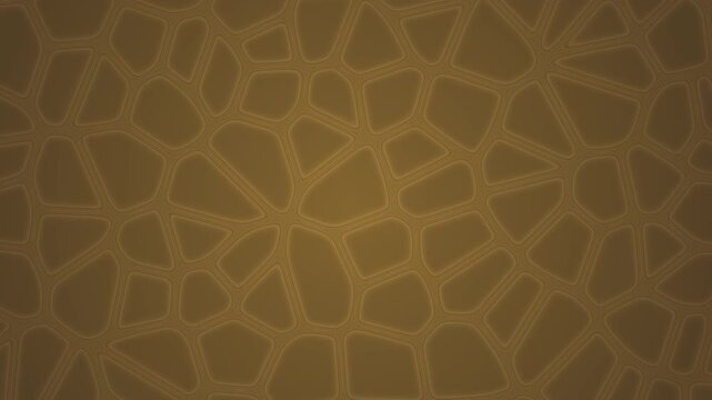Abstract video animation featuring a coffee gold gradient background with a flowing network-like texture.