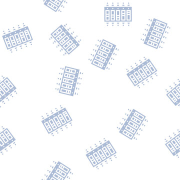 dip electronic glyph vector seamless pattern. dip electronic signthin illustration