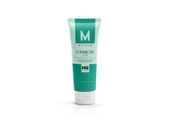 Cosmetic Tube Mockup Realistic Design for Marketing and Packaging