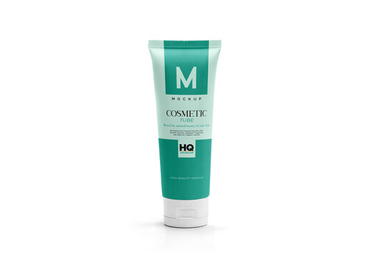 Cosmetic Tube Mockup Realistic Design for Marketing and Packaging