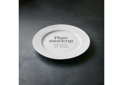 China Plate Mockup Design for Creative Agency and Brand Portfolio