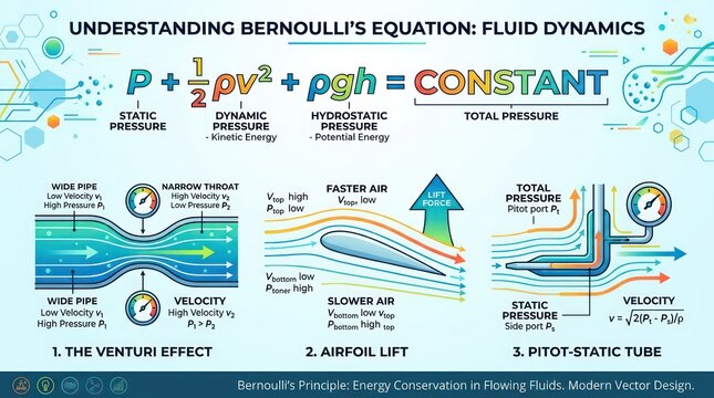 Understanding bernoulli's equation fluid dynamics in science education.
