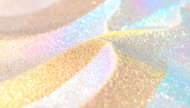 Holographic Iridescent Sand Texture Background with Subtle Shimmer