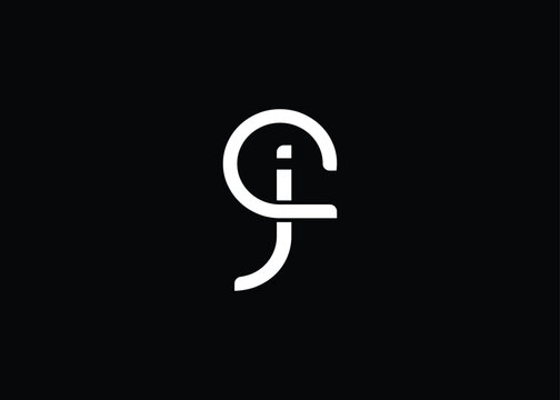 JQ creative modern lettermark logo for modern branding and corporate identity design