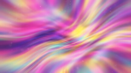 Fototapeta premium Colorful Blurred Abstract Background Featuring Vibrant Wavy Light Streaks