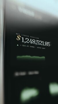 Total value displayed of 1.2M USD indicating a gain for the current trading gain