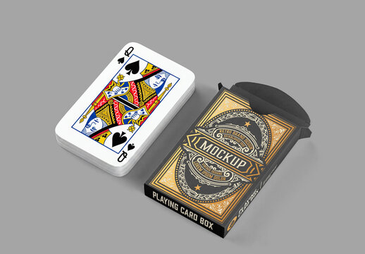 Poker Box Mockup