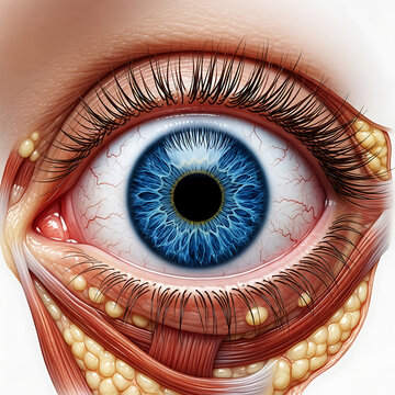 Close-up of human eye with detailed iris and pupil
