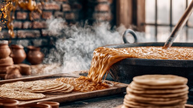 Enormous Langar Kitchen Feast with Chaotic Preparation and Community Spirit