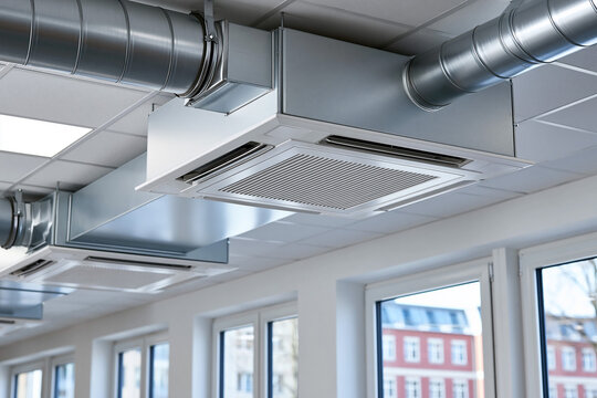 Indoor office ventilation system