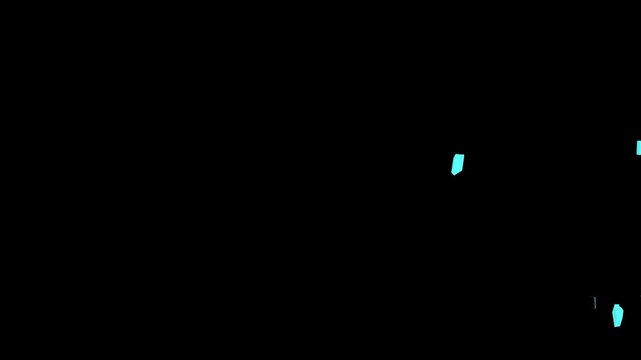 Cyan Digital Technology Blogging Design with Futuristic Interface and Modern Innovation Concept
