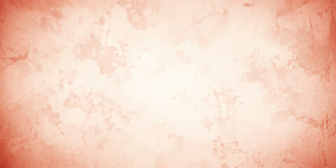 Fototapeta premium Abstract textured background with a watercolor effect, featuring a blend of soft red and cream hues, evoking a sense of vintage charm and artistic expression.