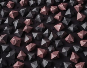 Fototapeta premium Abstract 3D geometric pyramid texture background.