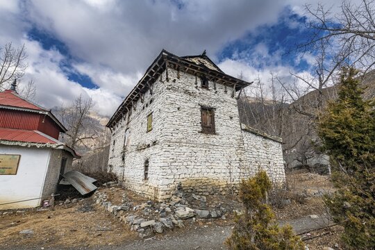 Vishnu temple, Mutinath valley, Kingdom of Mustang, Nepal