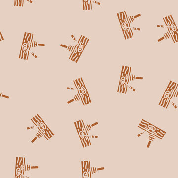 biopsy surgery glyph vector seamless pattern. biopsy surgery thin illustration