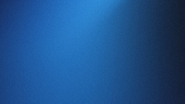 Abstract grainy blue background texture with gradient lighting effects