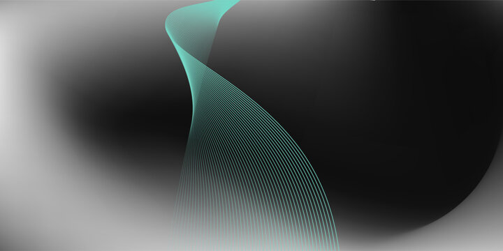 Lime Green art Wavy Lines on Dark futuristic Backdrop%3A vector A Serene and Dynamic elegant