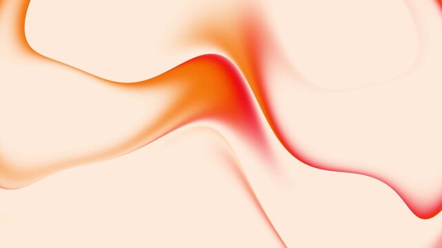 Warm orange ribbons curve over a soft cream scene, producing vibrant motion background rhythm with abstract gradient highlights and stylish wallpaper character for creative projects. Visualenergy