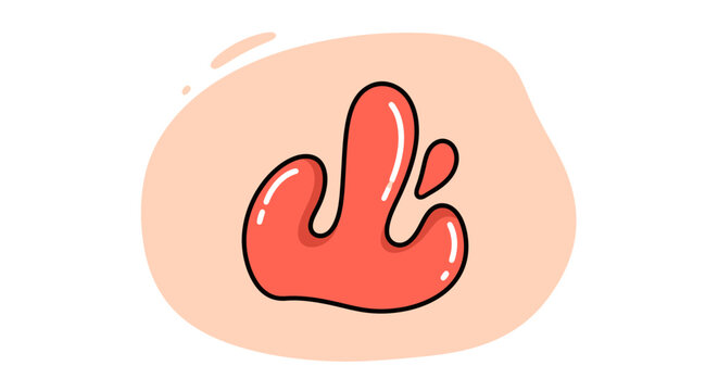 Hand gesture giving the finger.