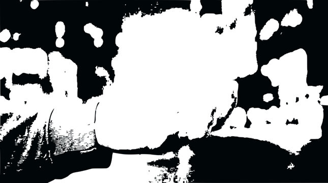 Monochrome abstract close-up of a person's face with textured details