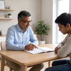 Fototapeta premium Guru Purnima, Happy Teachers Day. Wishing Happy guru Purnima to all the Teachers, Mother and Father