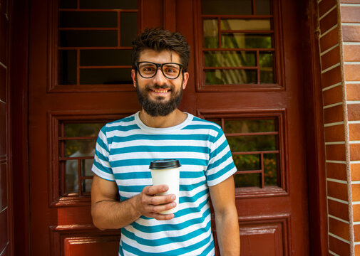 Smiling Man Coffee.