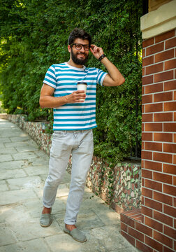 Walking With Coffee.
