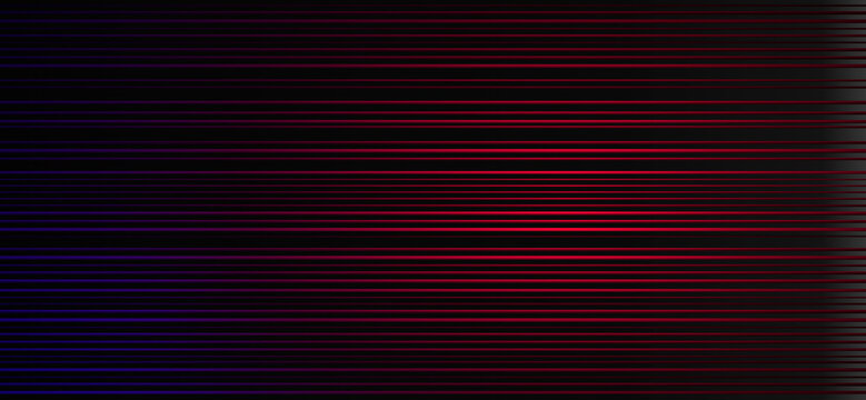 Dark red purple horizontal line scanline texture. Fast motion blur distortion, sleek minimal retro scifi mood. Striking asset for sports apparel website, dramatic banner. 3d render.