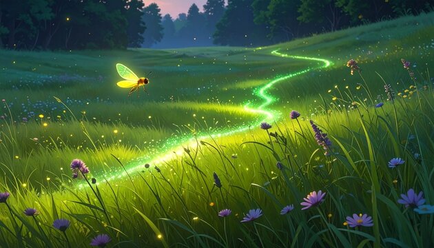 Serene underwater garden with vibrant aquatic plants and fish.