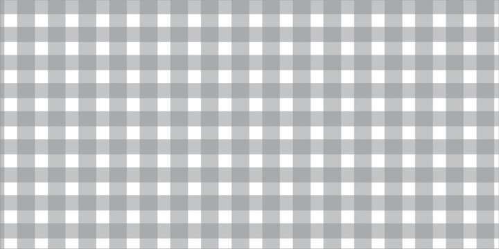 Halloween checkered tablecloth with orange plaid pattern background. Flat vector illustration isolated