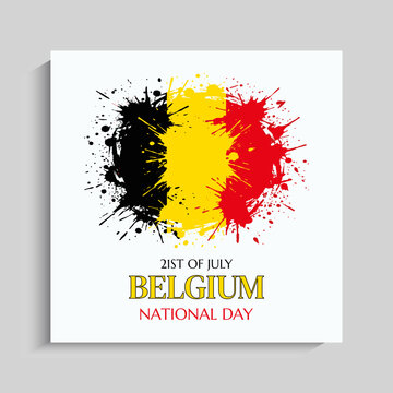 Belgium National Day Social Media Instagram Post Banner