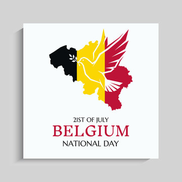 Belgium National Day Social Media Instagram Post Banner