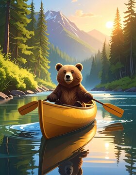 Bear canoe