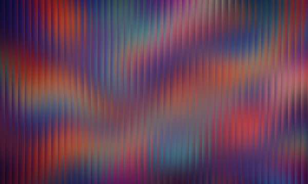 A colorful abstract background with vibrant gradient hues and vertical lines pattern texture multicolor. Resizable and editable,