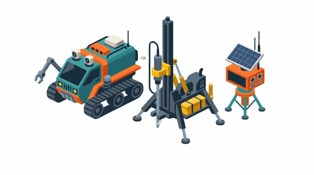 Toy construction drilling machine equipment set.