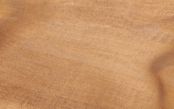 Brown burlap, sackcloth texture background. 