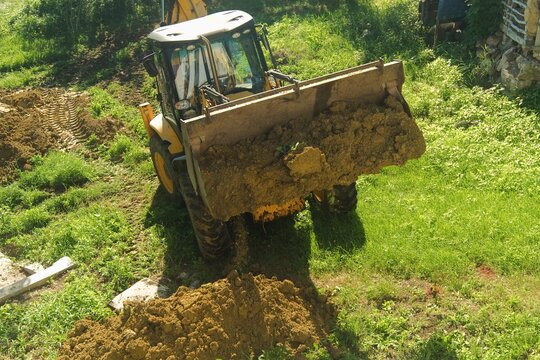 Bulldozer at work