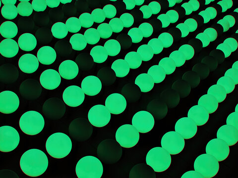 Diagonal abstract green terminal blobs backdrop
