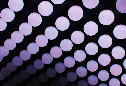 Diagonal abstract purple blobs vibrant backdrop
