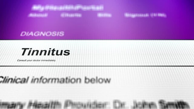 Generic Health Portal with Ear Health Diagnosis - Tinnitus
