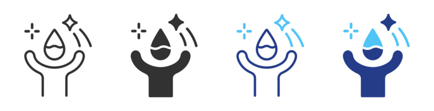 Magician outline icon with sparkling magic and entertainment symbol on transparent background