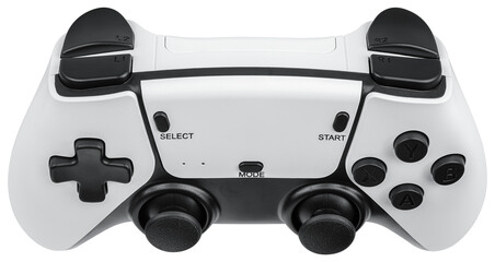 White joystick game controller © Ratchapon