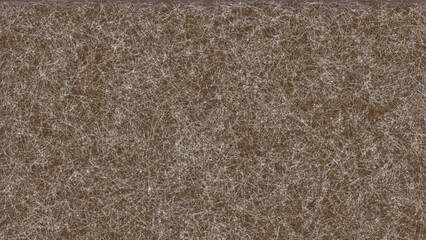 Fototapeta premium Brown abstract texture with fine white lines.